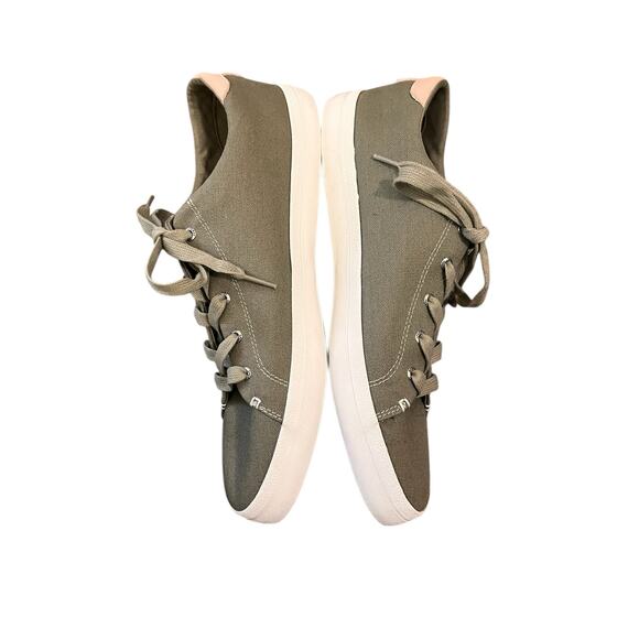 Sperry Top Sider Seacycled Sandy Lace-Up Sneaker Olive Green Size 12 - Picture 4 of 9